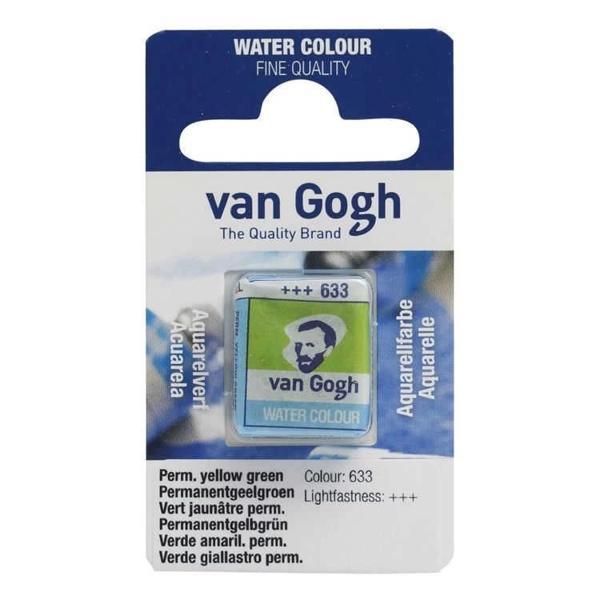 Supertrend Van Gogh 1/2 Tablet Sulu Boya 633 Permanent Yellow Green - Image 1