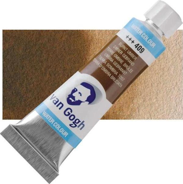 Supertrend Van Gogh 10 ml. Tüp Sulu Boya 409 Burnt Umber - Image 1
