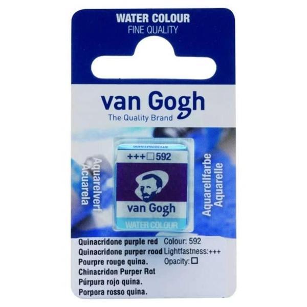 Supertrend Van Gogh 1/2 Tablet Sulu Boya 592 Quinacridone Purple Red - Image 1