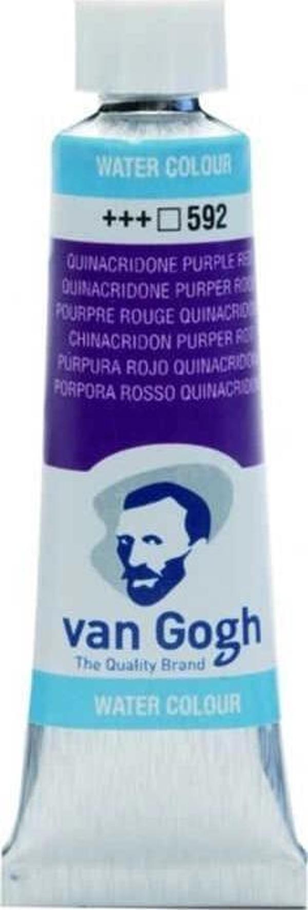 Supertrend Van Gogh 10 ml. Tüp Sulu Boya 592 Quinacridone Purple Red - Image 1