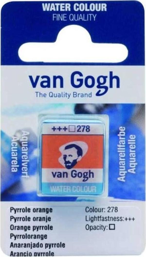 Supertrend Van Gogh 1/2 Tablet Sulu Boya 278 Pyrrole Orange - Image 1