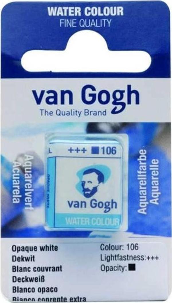 Supertrend Van Gogh 1/2 Tablet Sulu Boya 106 Opaque White - Image 1
