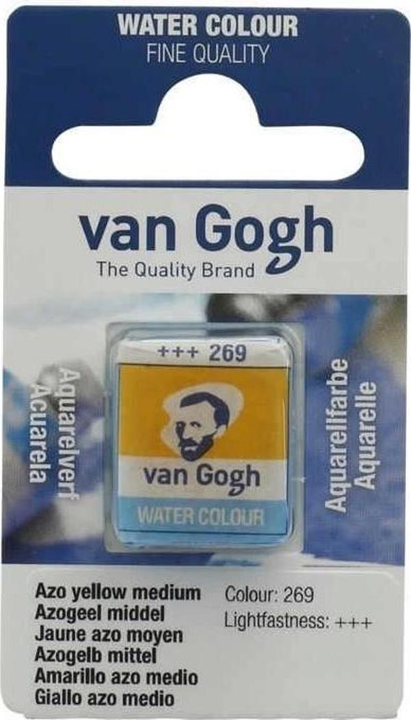 Supertrend Van Gogh 1/2 Tablet Sulu Boya 269 Azo Yellow Medium - Image 1