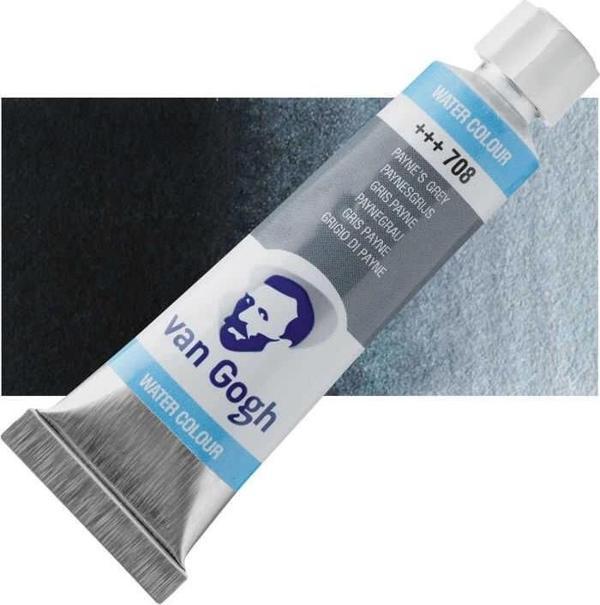 Supertrend Van Gogh 10 ml. Tüp Sulu Boya 708 Payne's Grey - Image 1