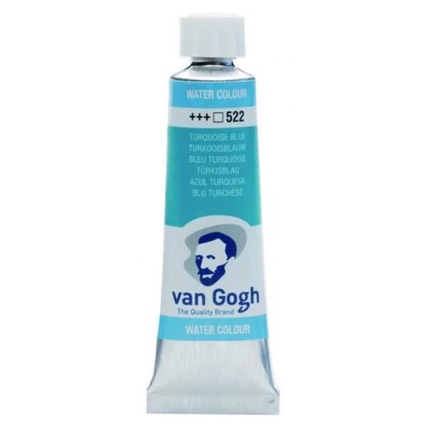 Supertrend Van Gogh 10 ml. Tüp Sulu Boya 522 Turquoise Blue - Image 1