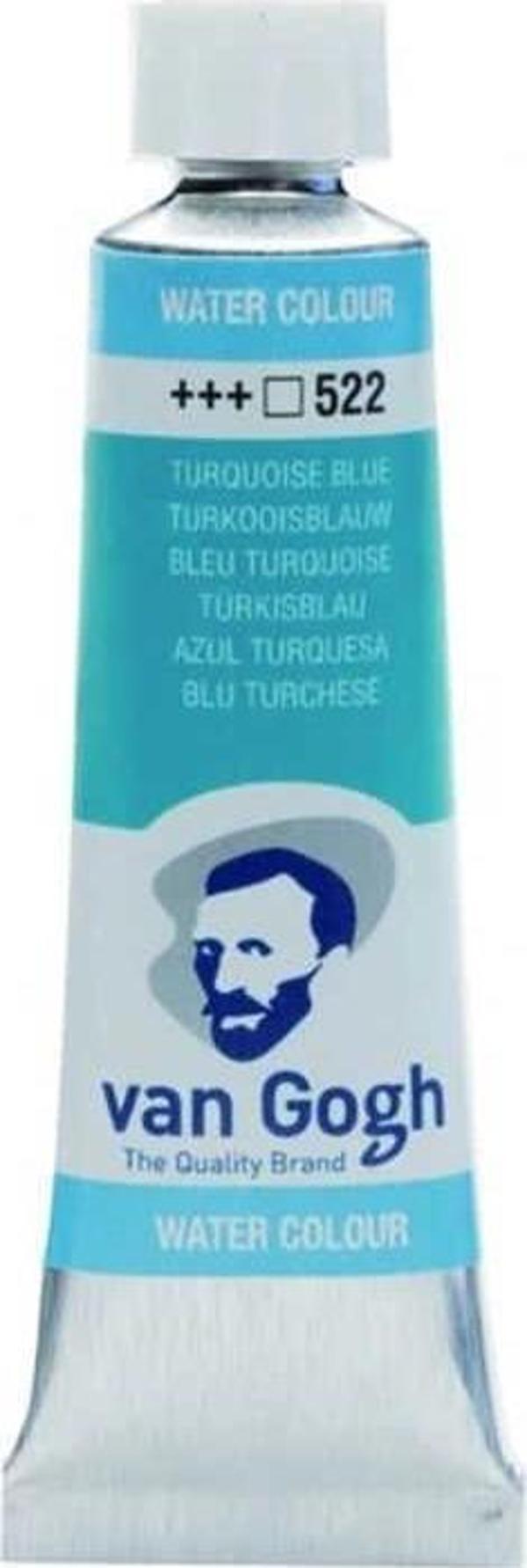 Supertrend Van Gogh 10 ml. Tüp Sulu Boya 522 Turquoise Blue - Image 1