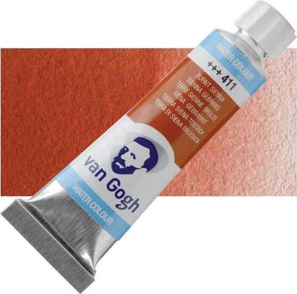 Supertrend Van Gogh 10 ml. Tüp Sulu Boya 411 Burnt Sienna - Image 1