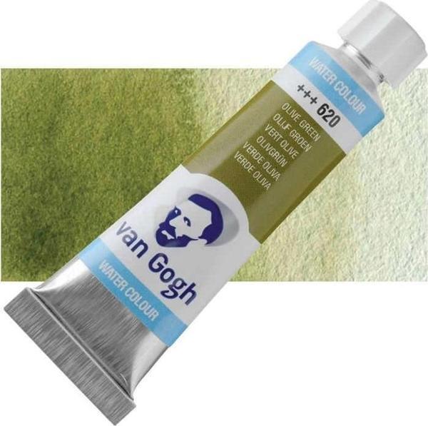 Supertrend Van Gogh 10 ml. Tüp Sulu Boya 620 Olive Green - Image 1