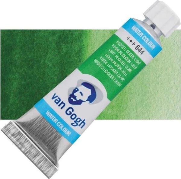 Supertrend Van Gogh 10 ml. Tüp Sulu Boya 644 Hooker Green Light - Image 1