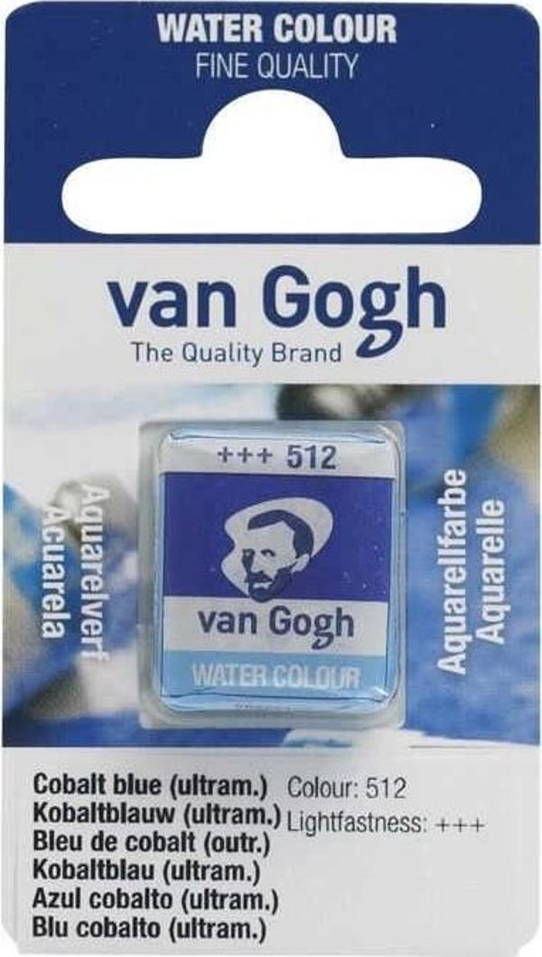 Supertrend Van Gogh 1/2 Tablet Sulu Boya 512 Cobalt Blue (Ultramarine) - Image 1