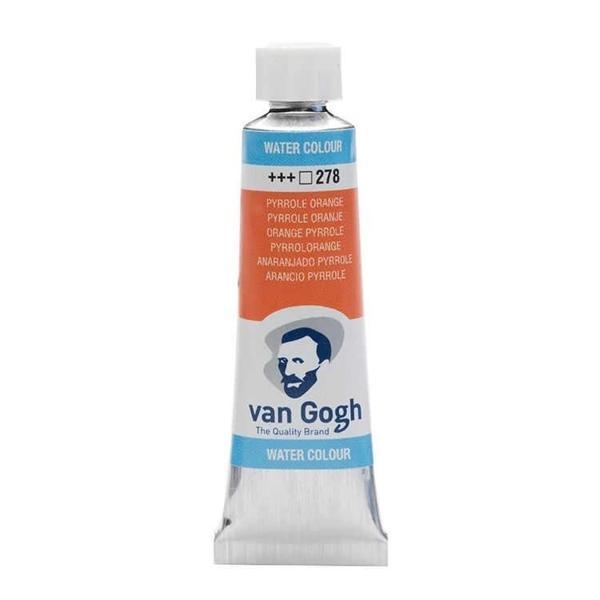 Supertrend Van Gogh 10 ml. Tüp Sulu Boya 278 Pyrrole Orange - Image 1