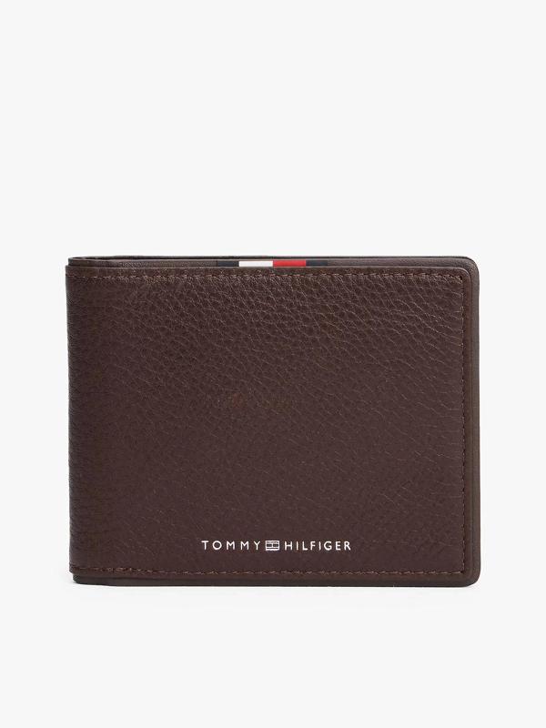 Tommy Hilfiger TH Corp Mini Kartlıklı Erkek Kahverengi Cüzdan AM0AM13739GB6 - Image 1