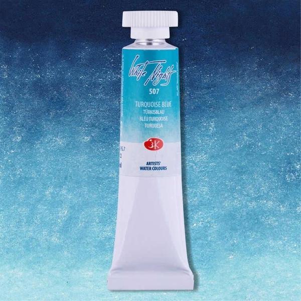 Supertrend White Nights Tüp Sulu Boya 10 ml. 507 Turquoise Blue - Image 1