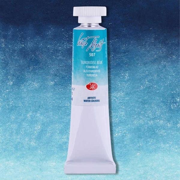 Supertrend White Nights Tüp Sulu Boya 10 ml. 507 Turquoise Blue - Image 1