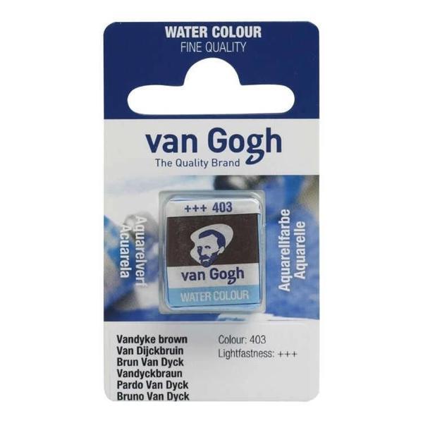 Supertrend Van Gogh 1/2 Tablet Sulu Boya 403 Vandyke Brown - Image 1
