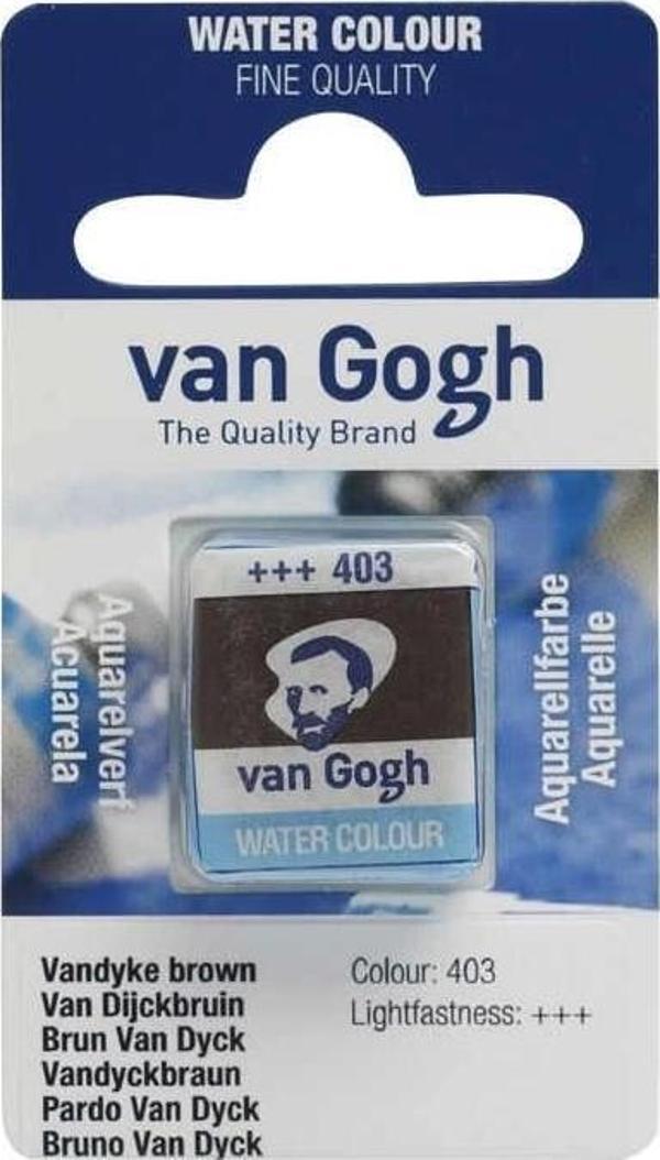 Supertrend Van Gogh 1/2 Tablet Sulu Boya 403 Vandyke Brown - Image 1