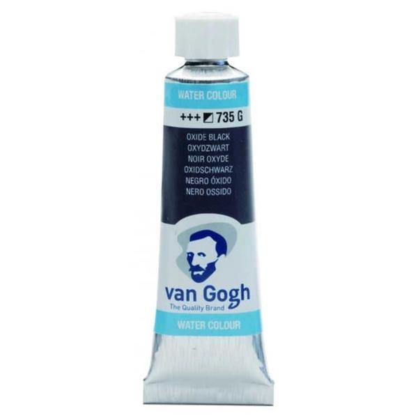 Supertrend Van Gogh 10 ml. Tüp Sulu Boya 735 Oxide Black - Image 1