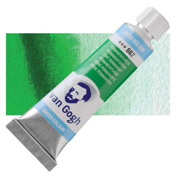 Supertrend Van Gogh 10 ml. Tüp Sulu Boya 662 Permanent Green - Image 1