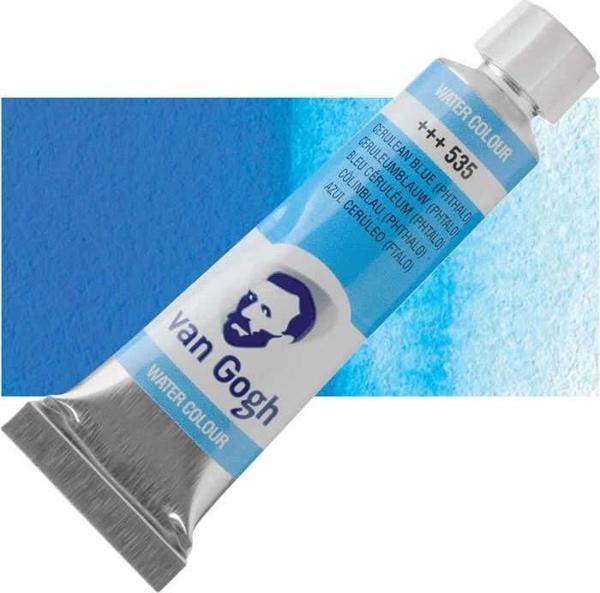 Supertrend Van Gogh 10 ml. Tüp Sulu Boya 535 Cerulean Blue (Phthalo) - Image 1