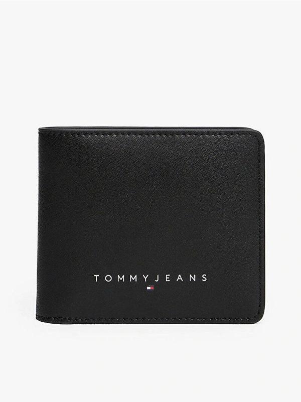 Tommy Jeans TJM Linear Kartlıklı Erkek Siyah Cüzdan AM0AM13696BDS - Image 1
