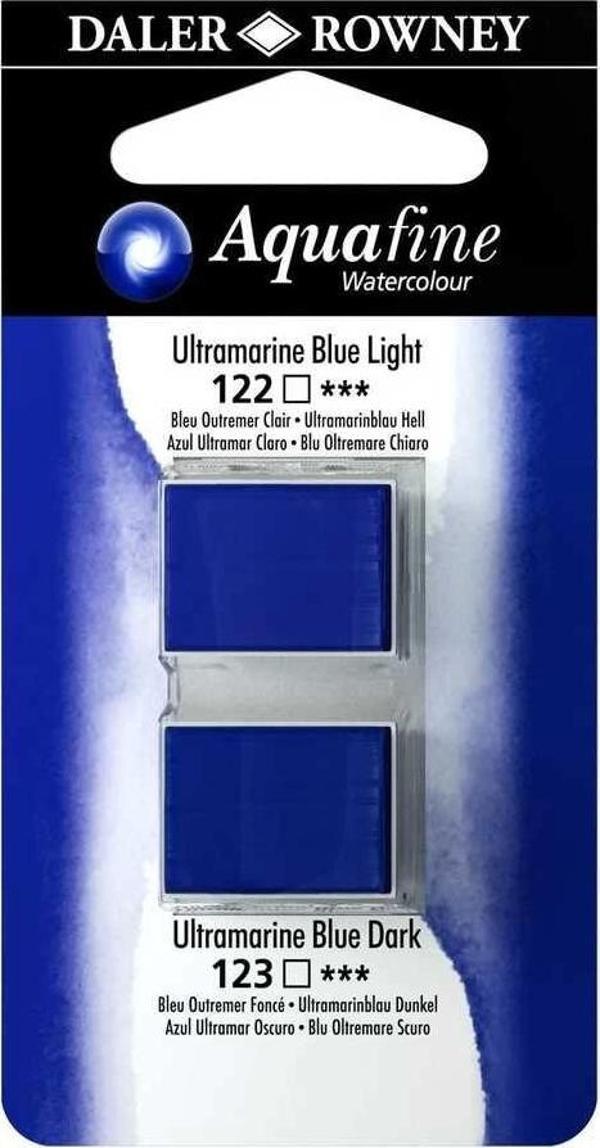 Supertrend Aquafine 1/2 Tablet Sulu Boya 2'li Set ULTRAMARINE BLUE LIGHT / ULTRAMARINE BLUE - Image 1