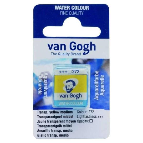 Supertrend Van Gogh 1/2 Tablet Sulu Boya 272 Transparent Yellow Medium - Image 1