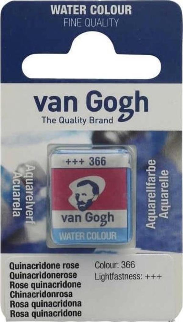 Supertrend Van Gogh 1/2 Tablet Sulu Boya 366 Quinacridone Rose - Image 1