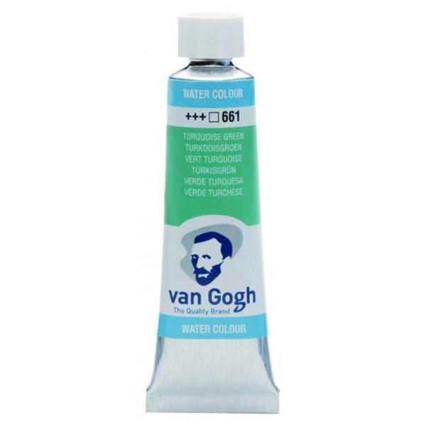 Supertrend Van Gogh 10 ml. Tüp Sulu Boya 661 Turquoise Green - Image 1