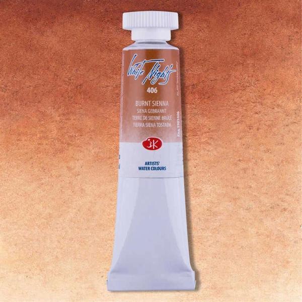 Supertrend White Nights Tüp Sulu Boya 10 ml. 406 Burnt Sienna - Image 1