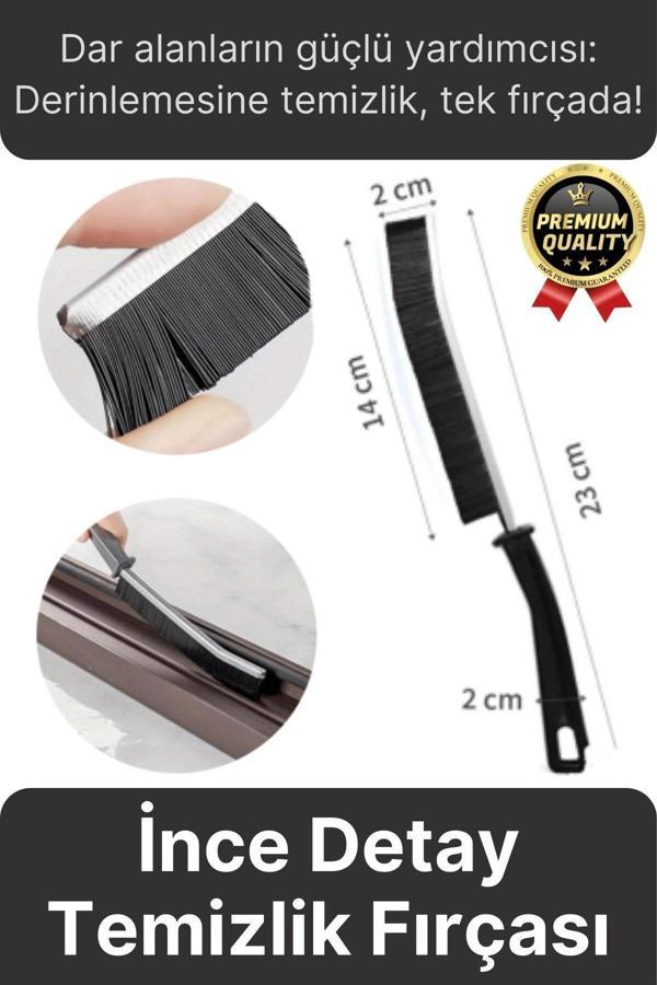 Çok Amaçlı Dayanıklı Pratik Banyo Mutfak Lavabo Ocak Derz Arası İnce Detay Temizlik Fırçası 1 Adet - Image 1
