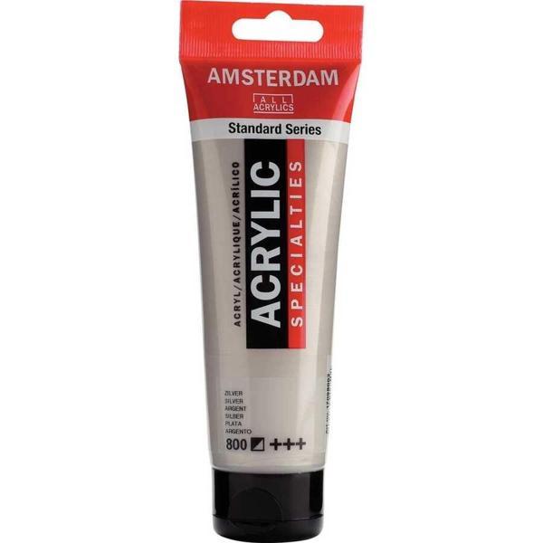 Supertrend Amsterdam Akrilik Boya 120 ml. 800 Silver (Metalik) - Image 1