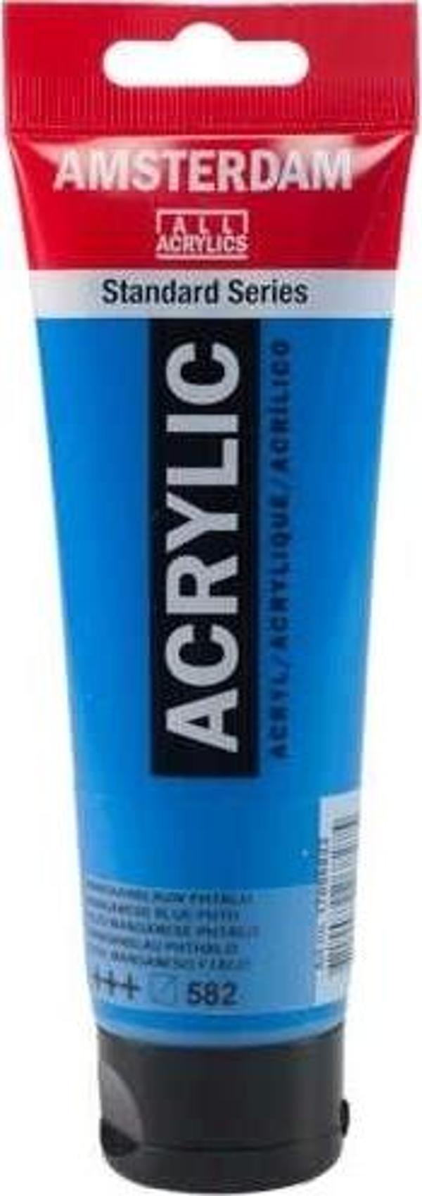 Supertrend Amsterdam Akrilik Boya 120 ml. 582 Manganese Blue Phthalo - Image 1