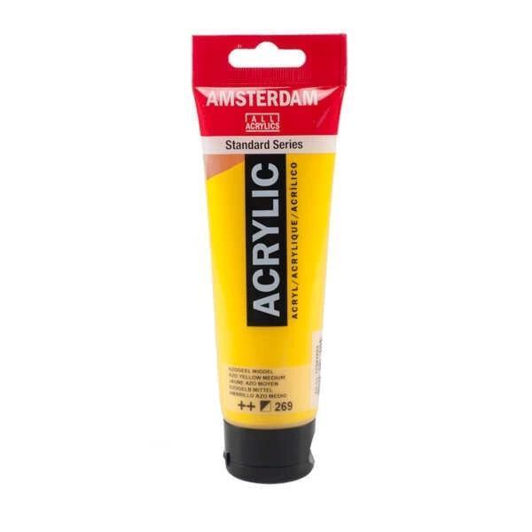 Supertrend Amsterdam Akrilik Boya 120 ml. 269 Azo Yellow Medium - Image 1
