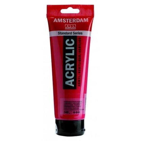 Supertrend Amsterdam Akrilik Boya 120 ml. 348 Permanent Red Purple - Image 1