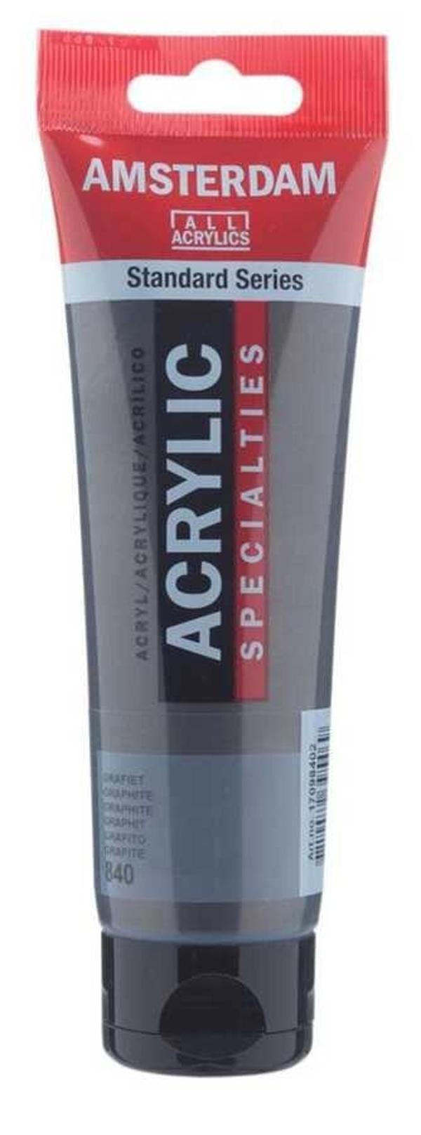 Supertrend Amsterdam Akrilik Boya 120 ml. 840 Graphite - Image 1