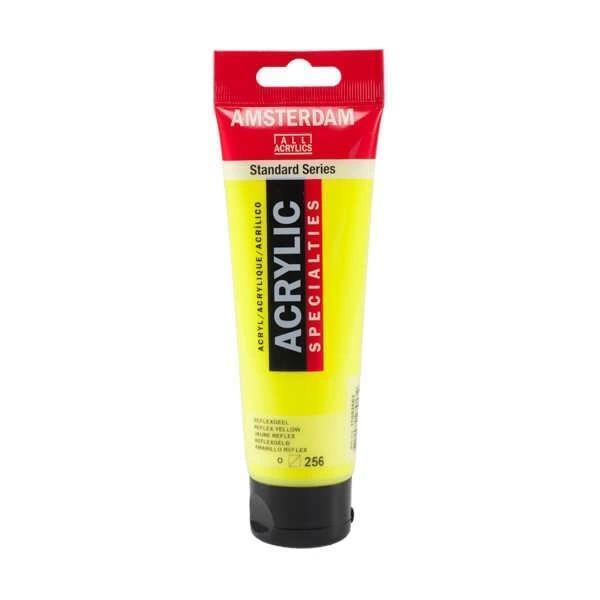 Supertrend Amsterdam Akrilik Boya 120 ml. 256 Reflex Yellow (Fosforlu) - Image 1