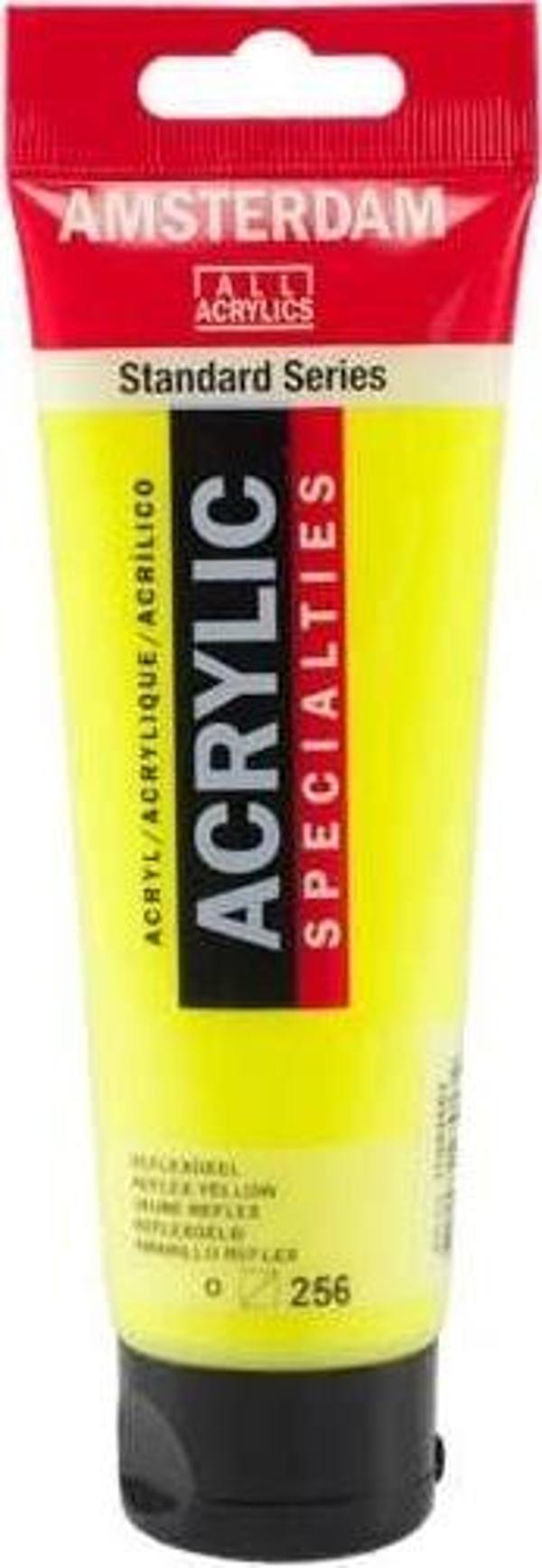 Supertrend Amsterdam Akrilik Boya 120 ml. 256 Reflex Yellow (Fosforlu) - Image 1