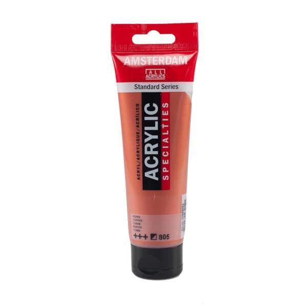 Supertrend Amsterdam Akrilik Boya 120 ml. 805 Copper (Metalik) - Image 1