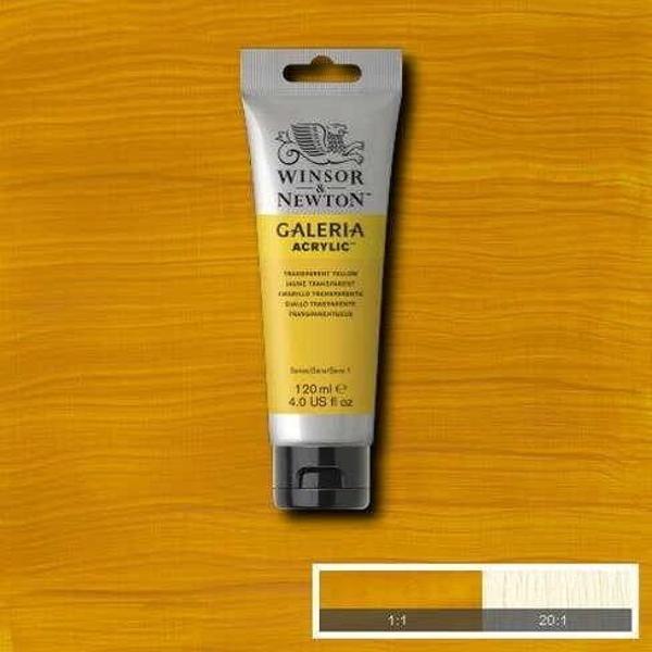 Supertrend Galeria Akrilik Boya 120 ml. 653 Transparent Yellow - Image 1
