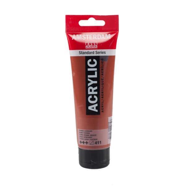Supertrend Amsterdam Akrilik Boya 120 ml. 411 Burnt Sienna - Image 1