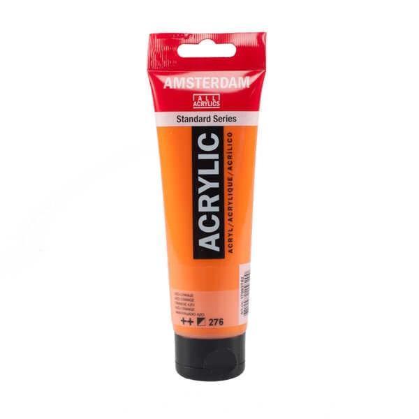 Supertrend Amsterdam Akrilik Boya 120 ml. 276 Orange Azo - Image 1