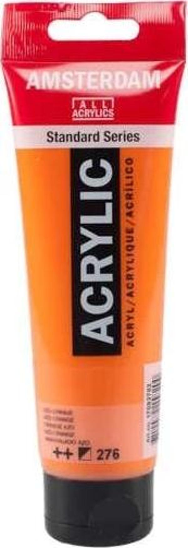 Supertrend Amsterdam Akrilik Boya 120 ml. 276 Orange Azo - Image 1