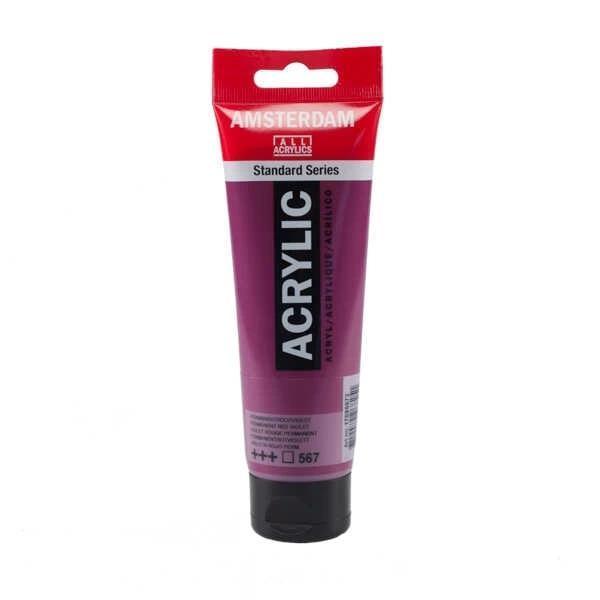 Supertrend Amsterdam Akrilik Boya 120 ml. 567 Permanent Red Violet - Image 1