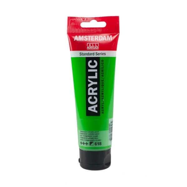 Supertrend Amsterdam Akrilik Boya 120 ml. 618 Permanent Green Light - Image 1