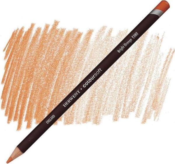 Supertrend Coloursoft Pencil Yumuşak Kuruboya Kalemi C080 Bright Orange - Image 1