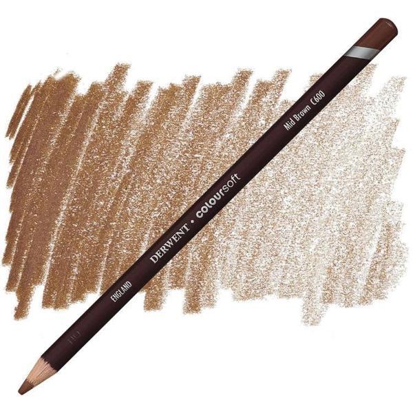 Supertrend Coloursoft Pencil Yumuşak Kuruboya Kalemi C600 Mid Brown - Image 1