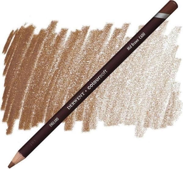 Supertrend Coloursoft Pencil Yumuşak Kuruboya Kalemi C600 Mid Brown - Image 1
