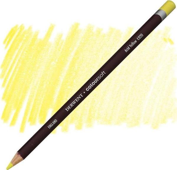 Supertrend Coloursoft Pencil Yumuşak Kuruboya Kalemi C020 Acid Yellow - Image 1