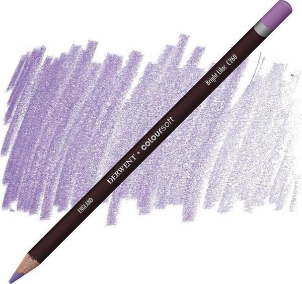 Supertrend Coloursoft Pencil Yumuşak Kuruboya Kalemi C260 Bright Lilac - Image 1