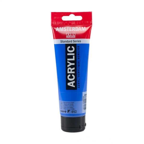 Supertrend Amsterdam Akrilik Boya 120 ml. 512 Cobalt Blue (Ultramarine) - Image 1